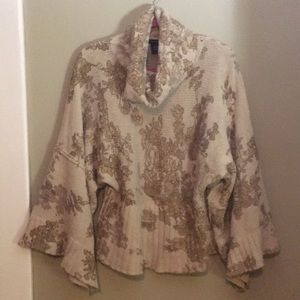 Calvin Klein Jeans embellished cowl-neck sweater